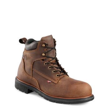 Red Wing DynaForce® 6-inch Safety Toe Wandelschoenen Heren DonkerBruin - 2212